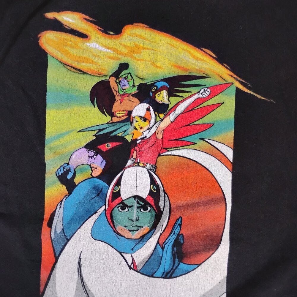 Vintage Battle of the Planets Science Ninja Team Anime Manga T-Shirt